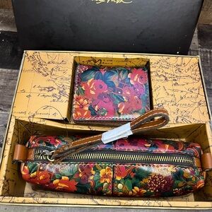 Patricia nash luzzi Isla boxes set leather wallets